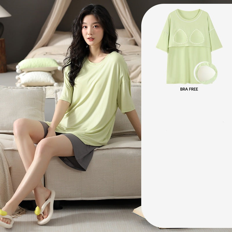 Two-Piece Summer Pajama Set for Women