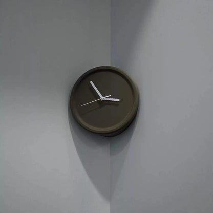 Minimalistic Nordic Analog Silent Wall Corner Clock