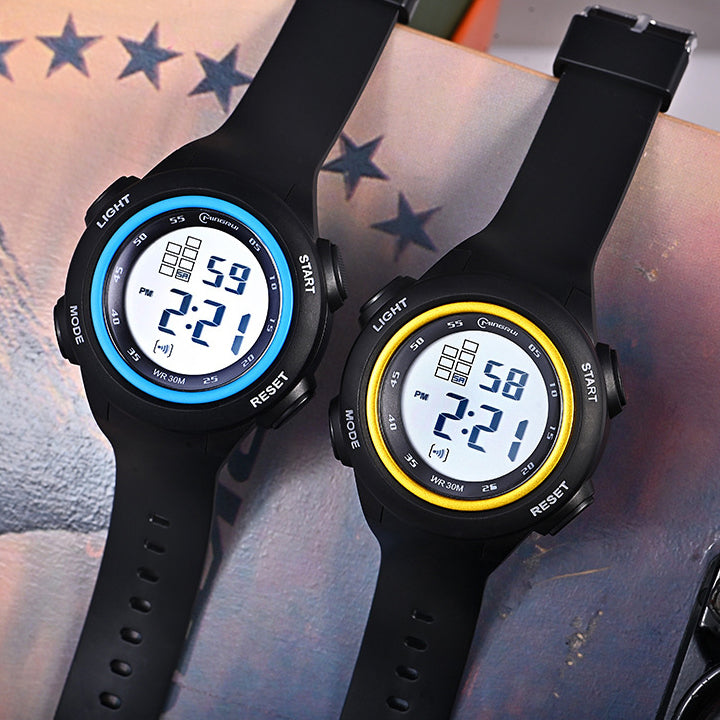 Matching Digital 30 Atm Watch Set for Teens