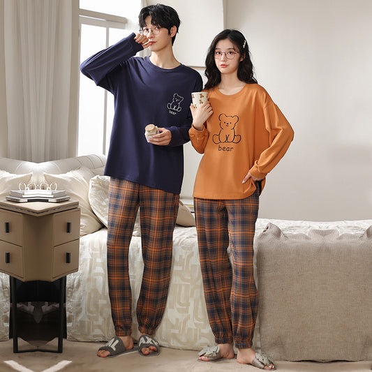 Cute Matching PJs Couple Sleepwear Set for 2