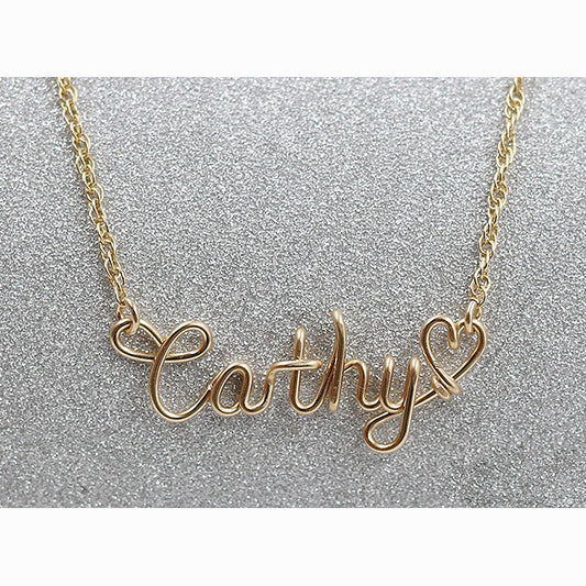 Heart Name Necklace Christmas Gift for Girlfriend