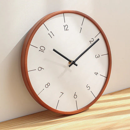 Minimalist Silent Wall Clock – 12" (Non-Ticking)