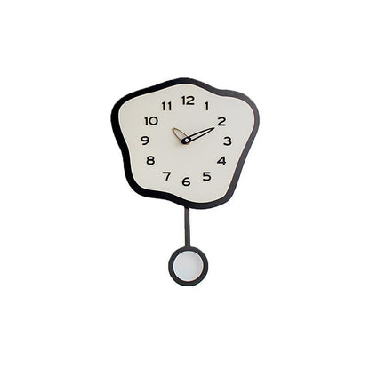 Odd Shaped Swinging Silent Pendulum Clock (26 × 30 cm)