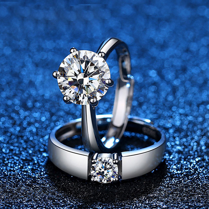 Diamond Engagement Ring, Unique Halo Design With 1 Carat (6.5 mm) LG D –  mondi.nyc
