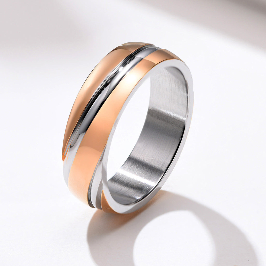 Personalized Mens Wedding Band 6mm