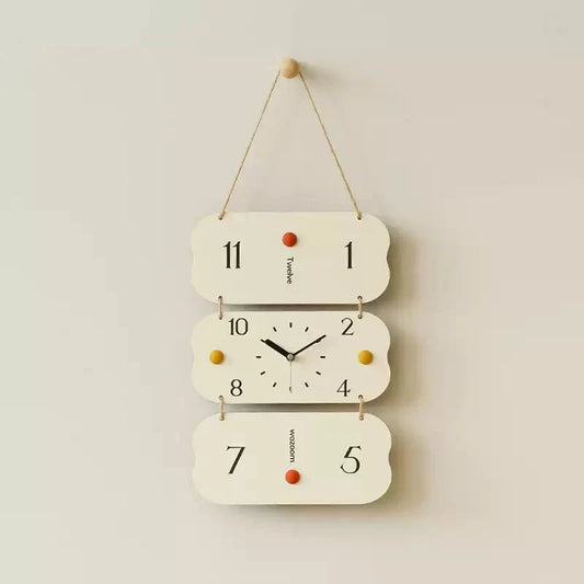Minimalist Hanging Wall Décor Silent Clock – Scandinavian Modern Design