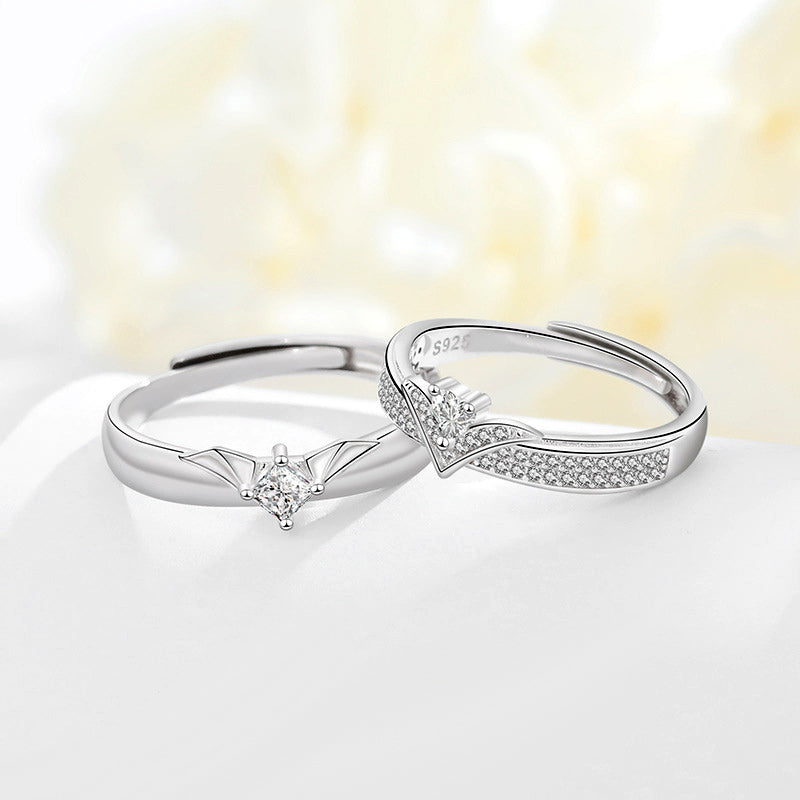 Princess and Knight Promise Rings for Couples