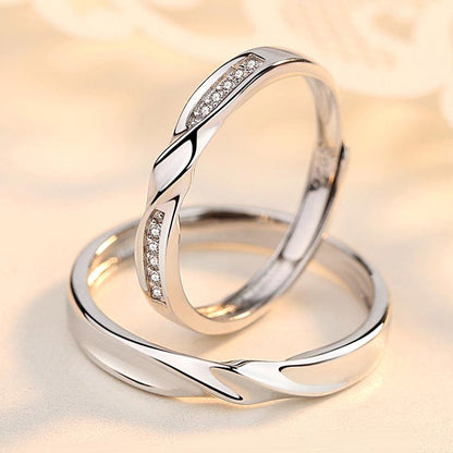 2 Matching Rings Custom Matching Wedding Rings Set for Two Gullei.com