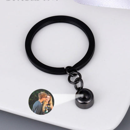 Custom Photo Projection Keychain – Personalized Memory Keeper