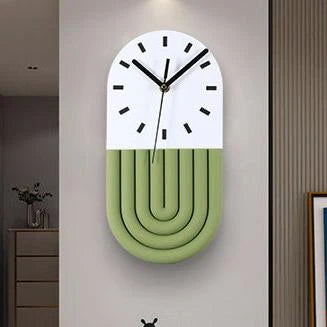 Arch Capsule Silent Wall Clock — 12" x 6" Acrylic