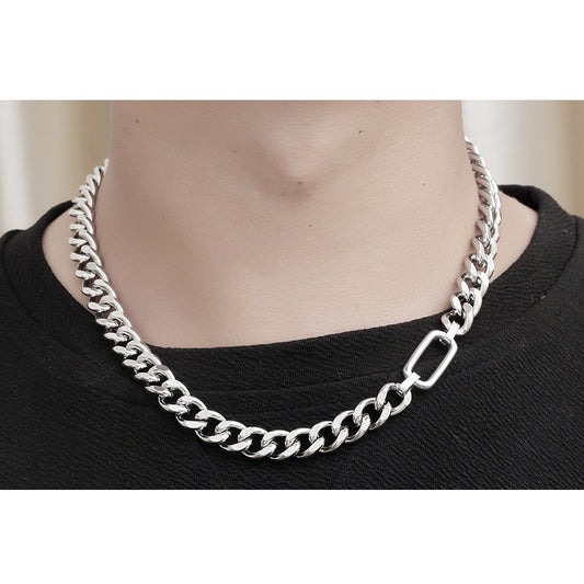 Mens Chunky Cuban Chain Necklace Birthday Gift