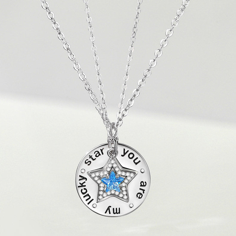 Lucky Star Couple Necklaces Set for two