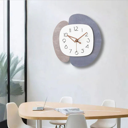 Creative Silent Wall Décor Clock – Unique PVC Design for Modern Homes