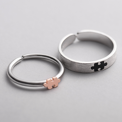 Puzzle piece promise rings deals