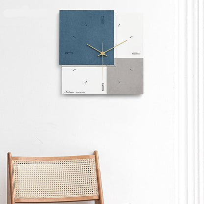 Square Shaped Modern Silent Wall Clock