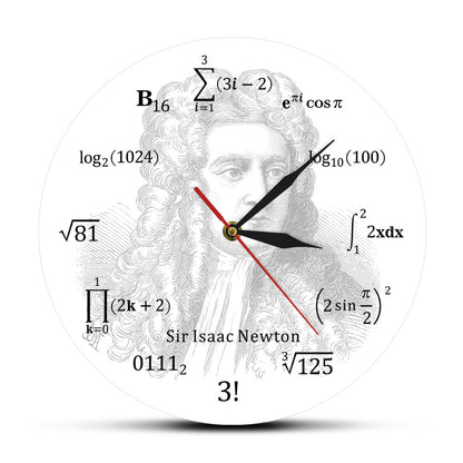 Wall Deco Clock Gift for Maths Teacher