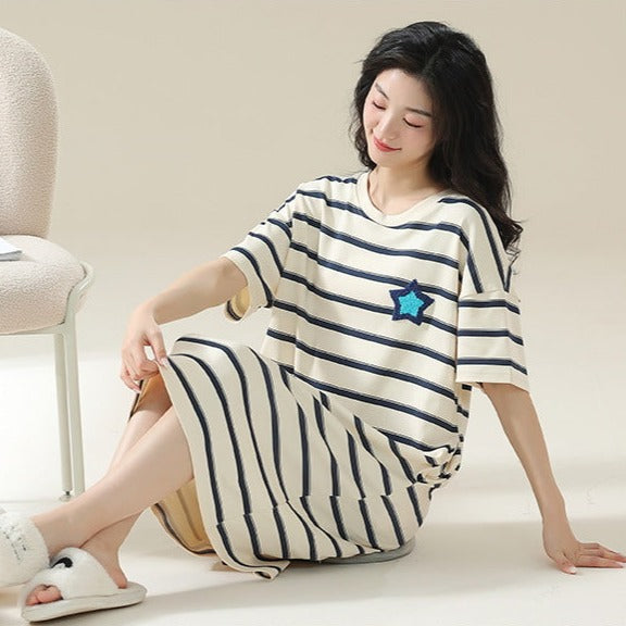 Soft Cotton Summer Pajamas for Women