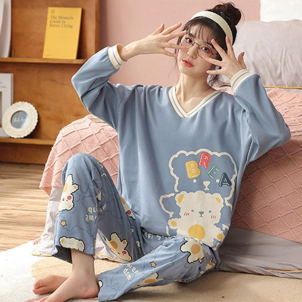 Cute Loungewear Pajamas Set for Women