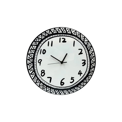 Hand Drawn Style Silent Wall Décor Clock
