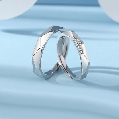 Custom Engraved Matching Wedding Bands for Couples