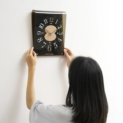 Artistic Silent Wall Clock - Eco-Friendly, Contemporary Design