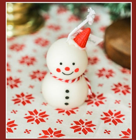 Snowman Scented Candle Christmas Gift