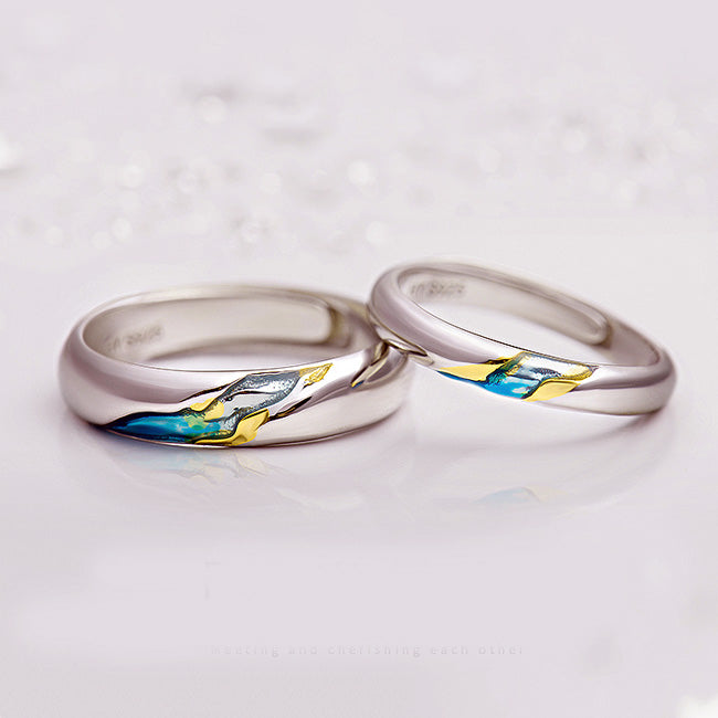 Gullei Matching Romantic Marriage Rings Set for Men and Women Celestial ...
