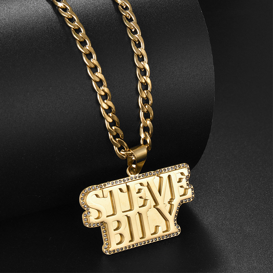 3D Pendant Personal Names Necklace