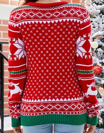 Ladies Christmas Sweatshirt Xmas Ugly Sweater