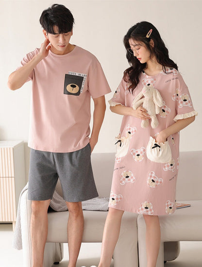 Couple Matching Summer PJs Loungewear Set