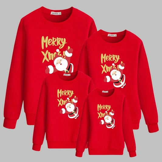 Family Christmas Matching Sweatshirts Set of 4