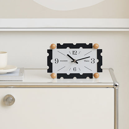 Retro Film-Frame Silent Desk Clock