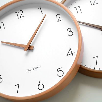 Nordic Solid Wood Analog Silent Wall Clock