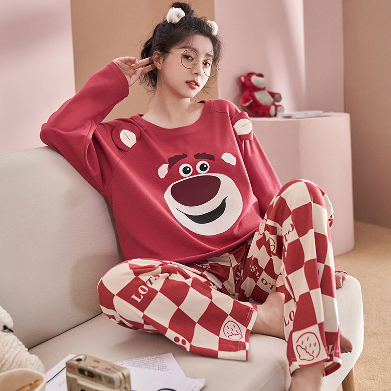 Cute Bear Women Loungewear Set