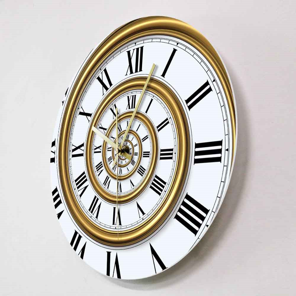 Roman Numerals Wall Deco Silent Clock