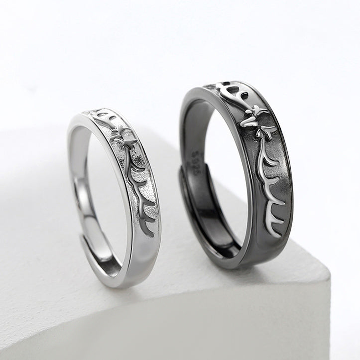 Custom Engraved Matching Rings for Two