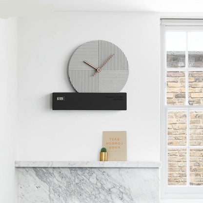 Nordic Minimalist Wall Clock (Silent, Non-Ticking)
