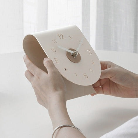 Creative Simple Study Table Clock (Silent, Non-Ticking)
