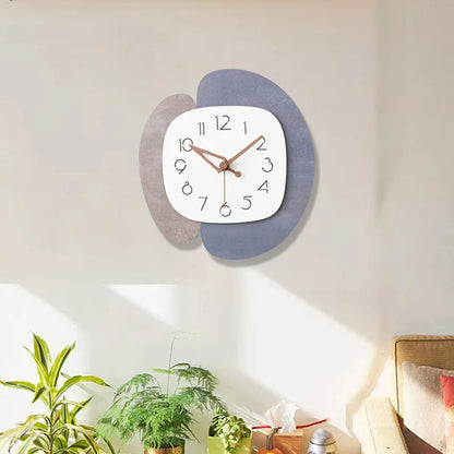 Creative Silent Wall Décor Clock – Unique PVC Design for Modern Homes