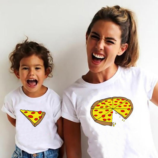 Matching Mother Daughter Short-sleeved Shirts
