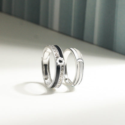 Custom Sun and Moon Matching Rings for Couples