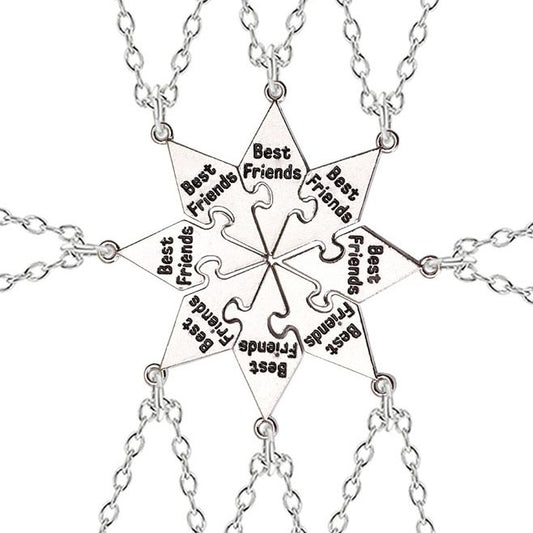 Best Friends Necklaces Set for 8