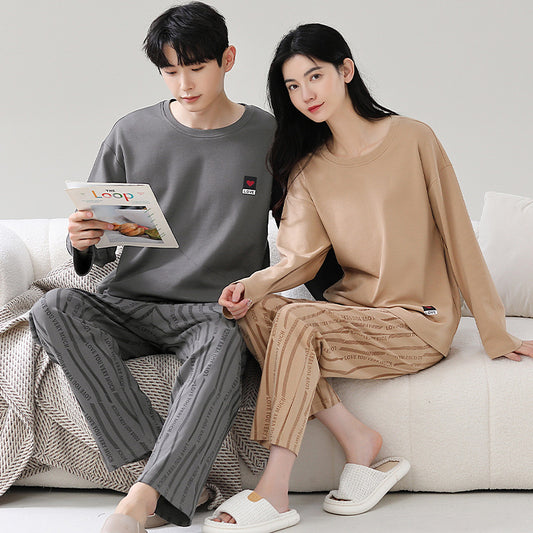 Pure Cotton Soft Pajamas Set for Men and Women