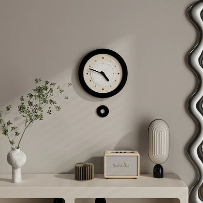 3D Pendulum Silent Wall Clock — 30×30 cm (Acrylic)