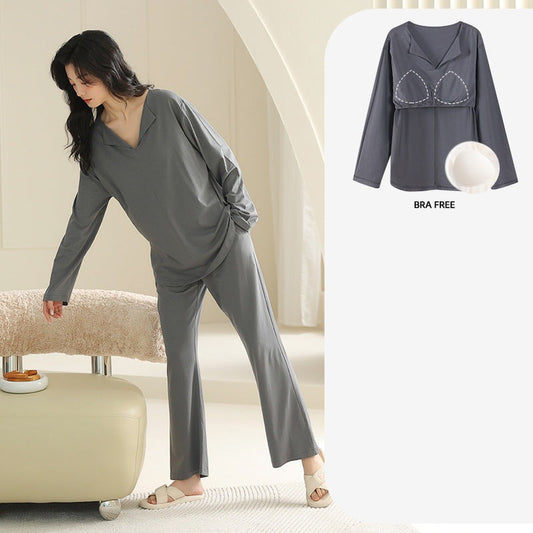 Cute Two-Piece Women's Sleepwear - 100% Modal