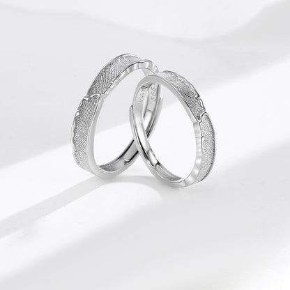 Engravable Galaxy Promise Rings Set for Couples