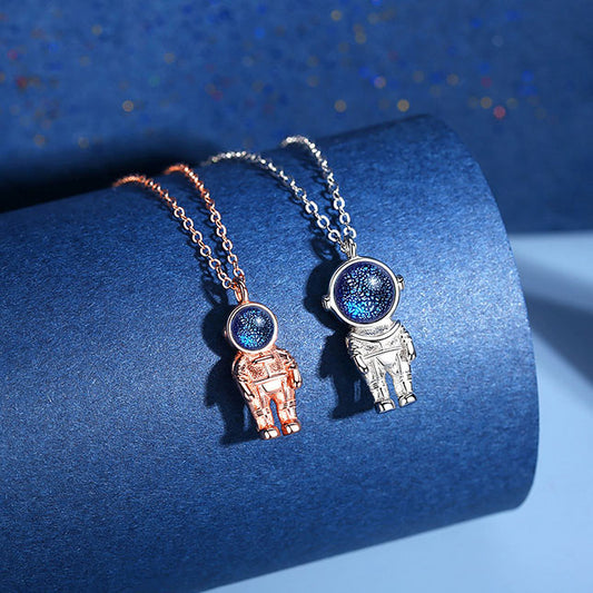 Matching Friendship Necklaces Gift for Space Fans