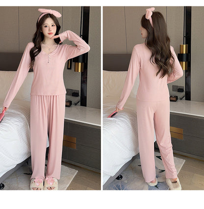 3-Piece Outdoor Pajamas Set, Pure Cotton