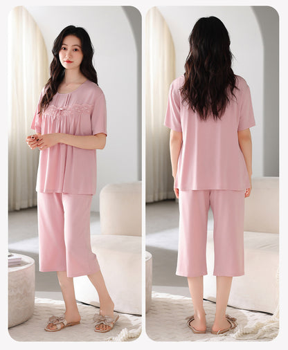Modal Lace Padded PJ Set