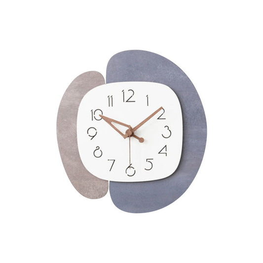 Creative Silent Wall Décor Clock – Unique PVC Design for Modern Homes